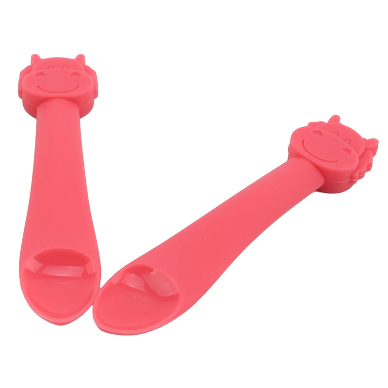 

Creative Baby Silicone Animal Pattern Soft Feeding Spoon Tableware Newborn Food Training Spoon Infant Feeding Spoons