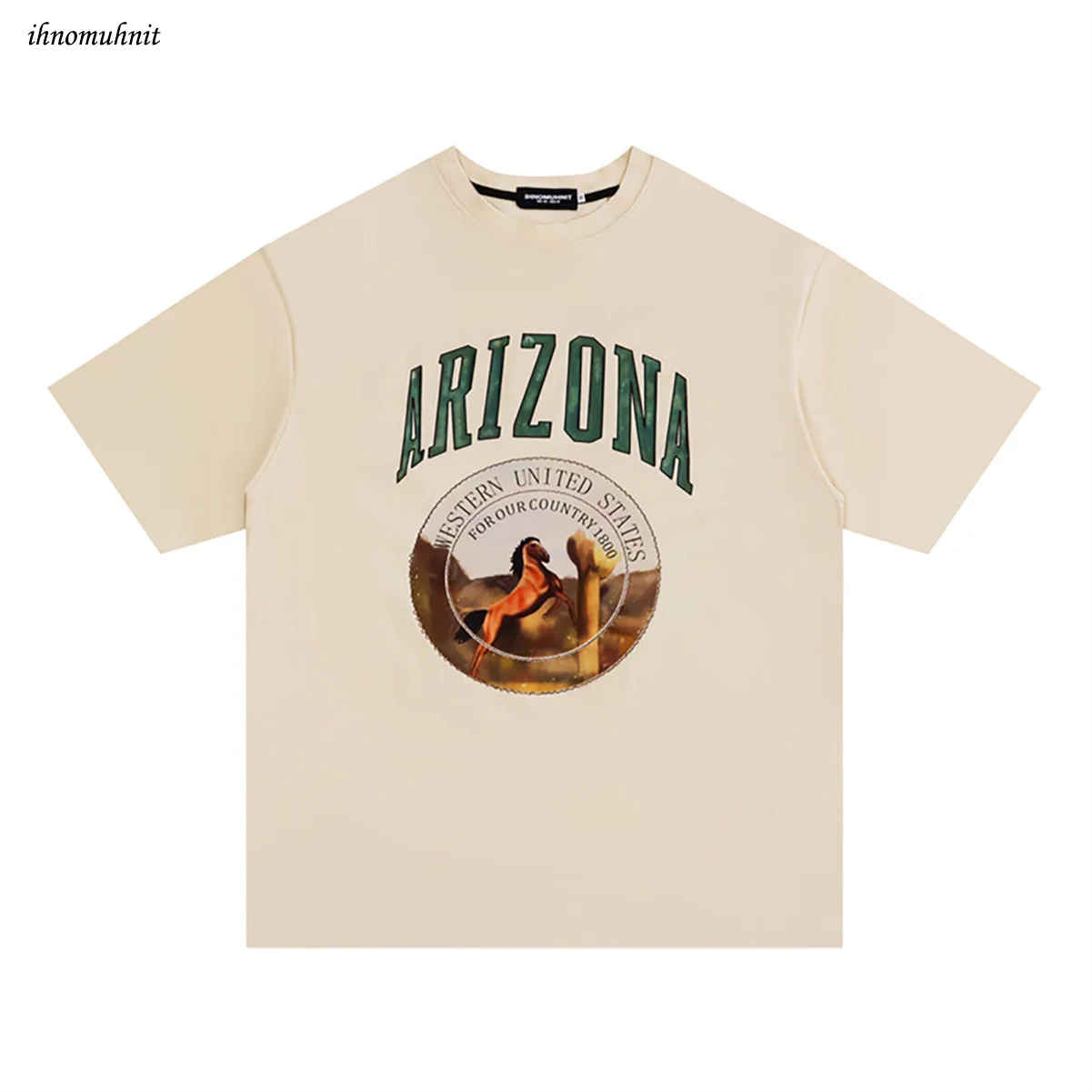 

2022 New Hip Hop Oversize T-Shirt Mens Animal Picture Rodman Printed White T Shirt Summer Men California Tshirt Short Sleeve Car