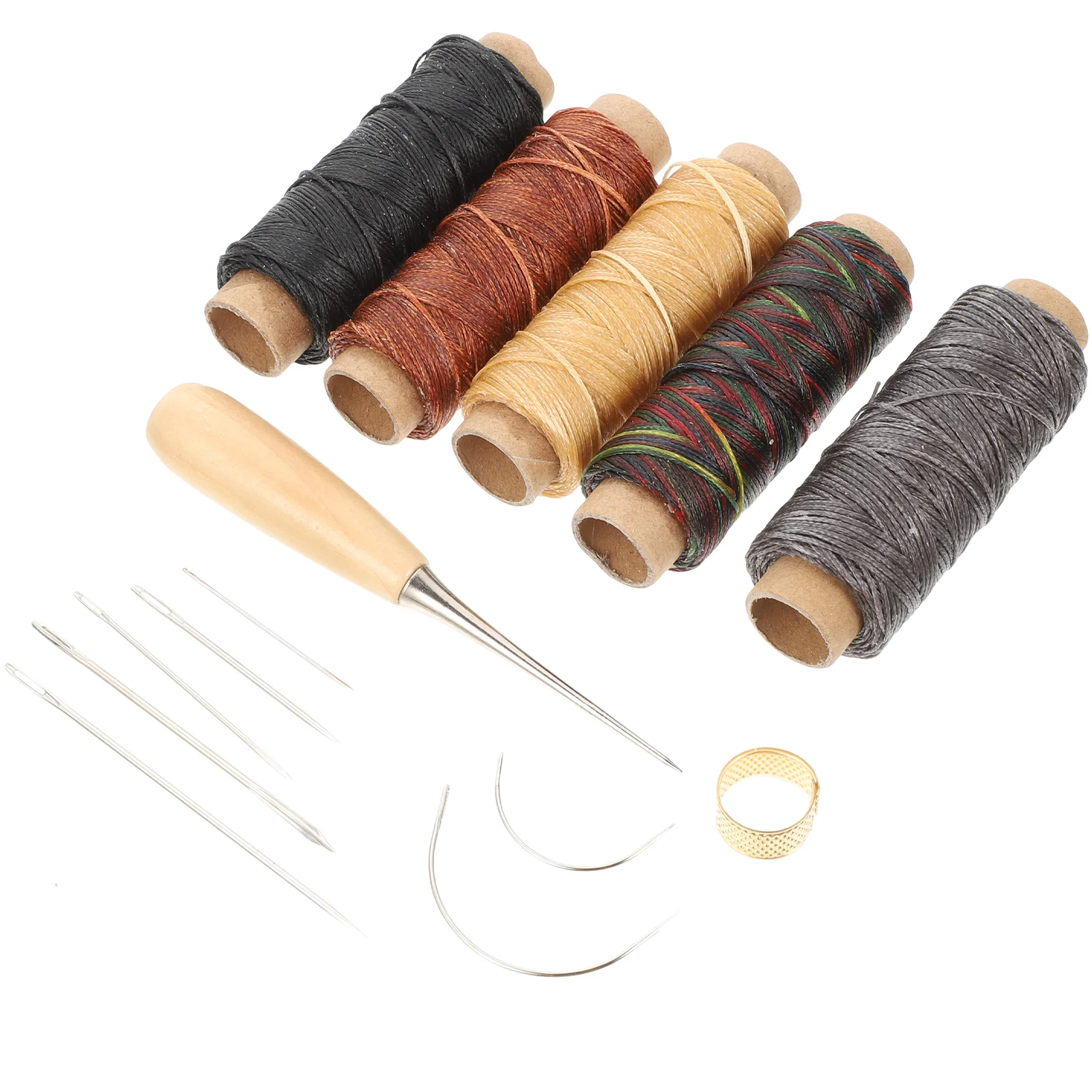 

Sewing Kithand Repair Thread Upholstery Working Craft Tool Diy Eye Stitching Large Needle Tools Kits Making Set Thimbles