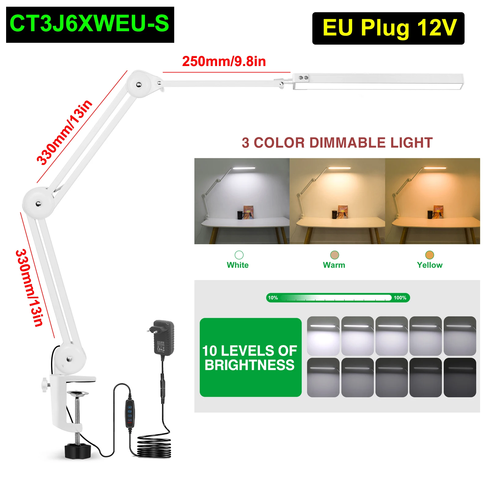 

NEWACALOX Настольная лампа 12 Вт