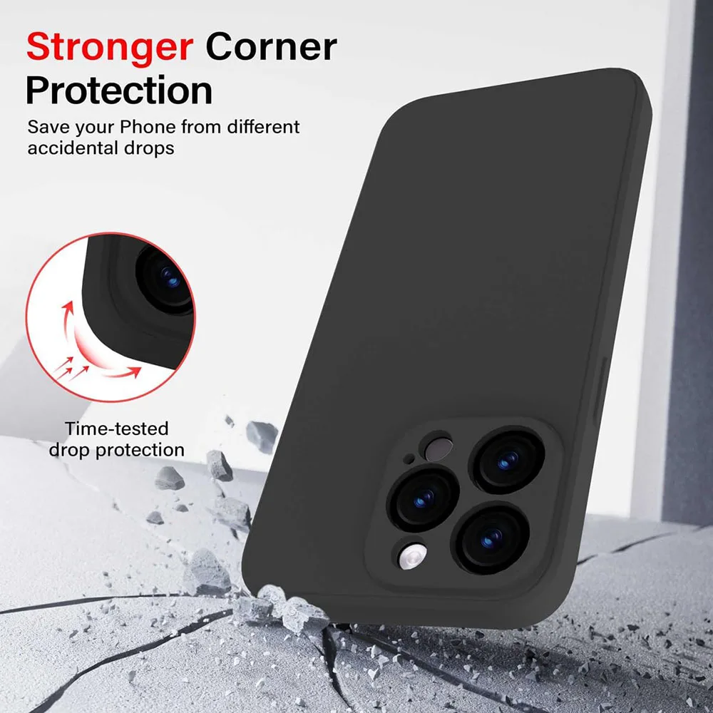Ультратонкий простой силиконовый мягкий чехол для Xiaomi 17T 17 15T 15 14T 14 13T 13 Pro Lite, матовый черный, с эффектом матового покрытия, для Xiaomi 17T (art.: 3920db291365d) - 3920db291365d