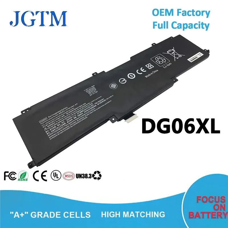 JGTM 11 55 В 99WH DG06XL Аккумулятор для ноутбука HP Omen X 17-AP000NA NP NX AP001NN AP002NB AP003NS AP004NF HSTNN-DB8G Series