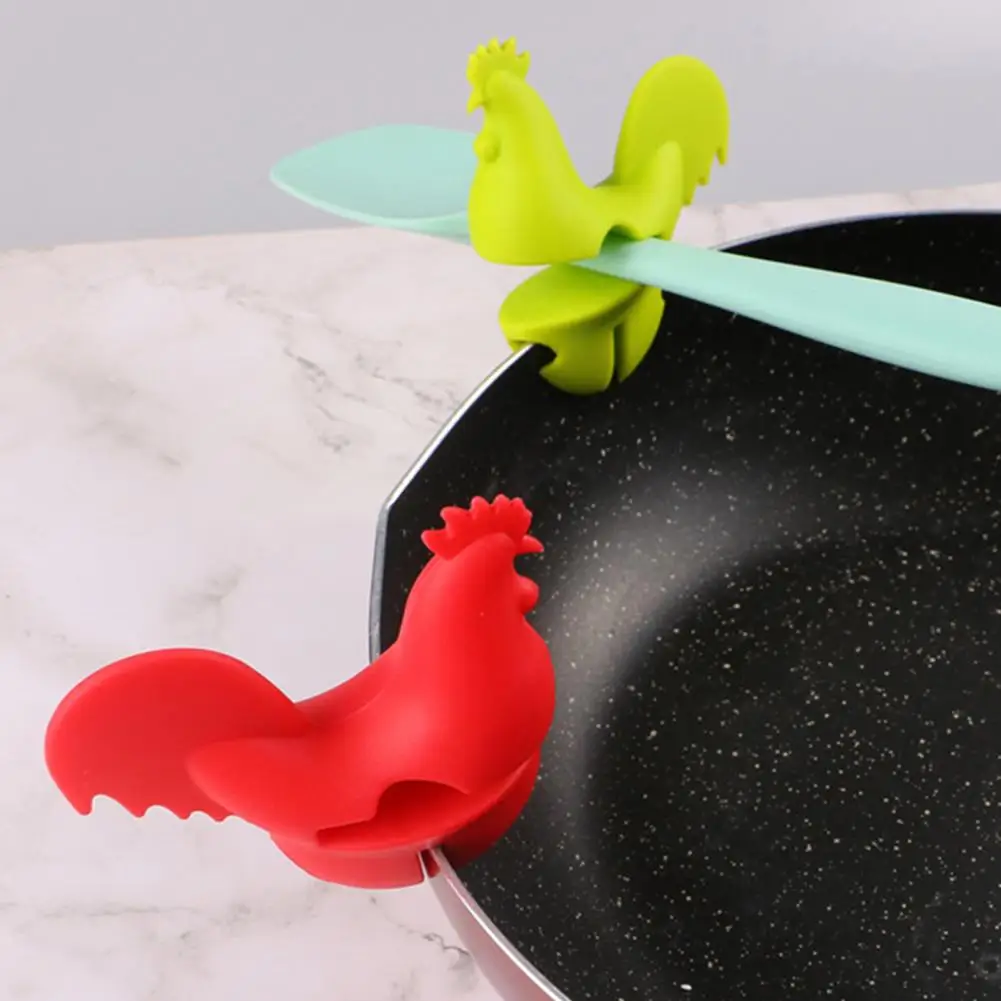 

Подъемник крышки кастрюли прочный держатель крышки кастрюли в форме курицы гладкий держатель крышки кастрюли