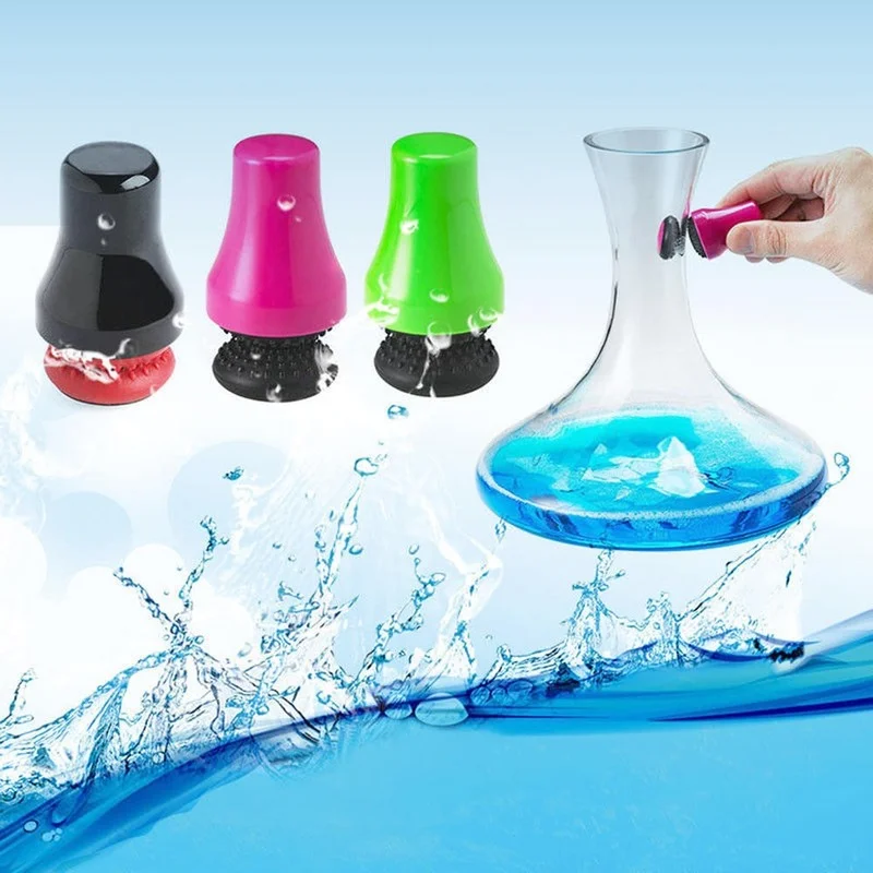 

Silicone Magnetic Cleaning Brush Cleaner Glass Spot Bottle Rubber Long Scrubber Corner For Shisha Hookah Narguile Accessories