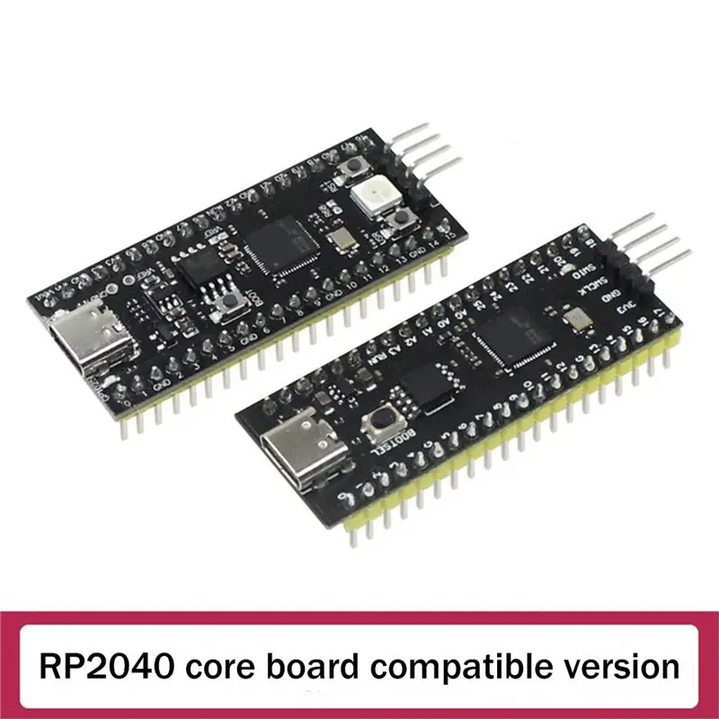 Фото (A01R) Плата для разработки Raspberry Pi YD-RP2040, 16 МБ флэш-памяти, двухъядерный микроконтроллер ARM 264 КБ, материнская плата №5