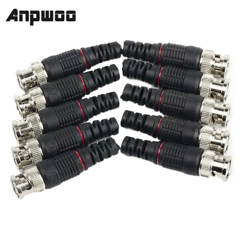 

ANPWOO 10pcs cctv connector BNC adaptor ,50ohms 75ohms BNC connector