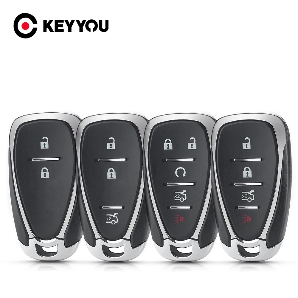 

KEYYOU 2/3/4/5 Buttons Car Remote Key Shell For Chevrolet Camaro Equinox Cruze Malibu Spark Sonic Trax 2016+ Replace Case Cover