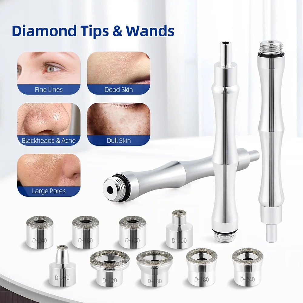 Набор Аксессуаров Для Алмазной Микродермабразии Инструмент Пилинга Кожи Лица