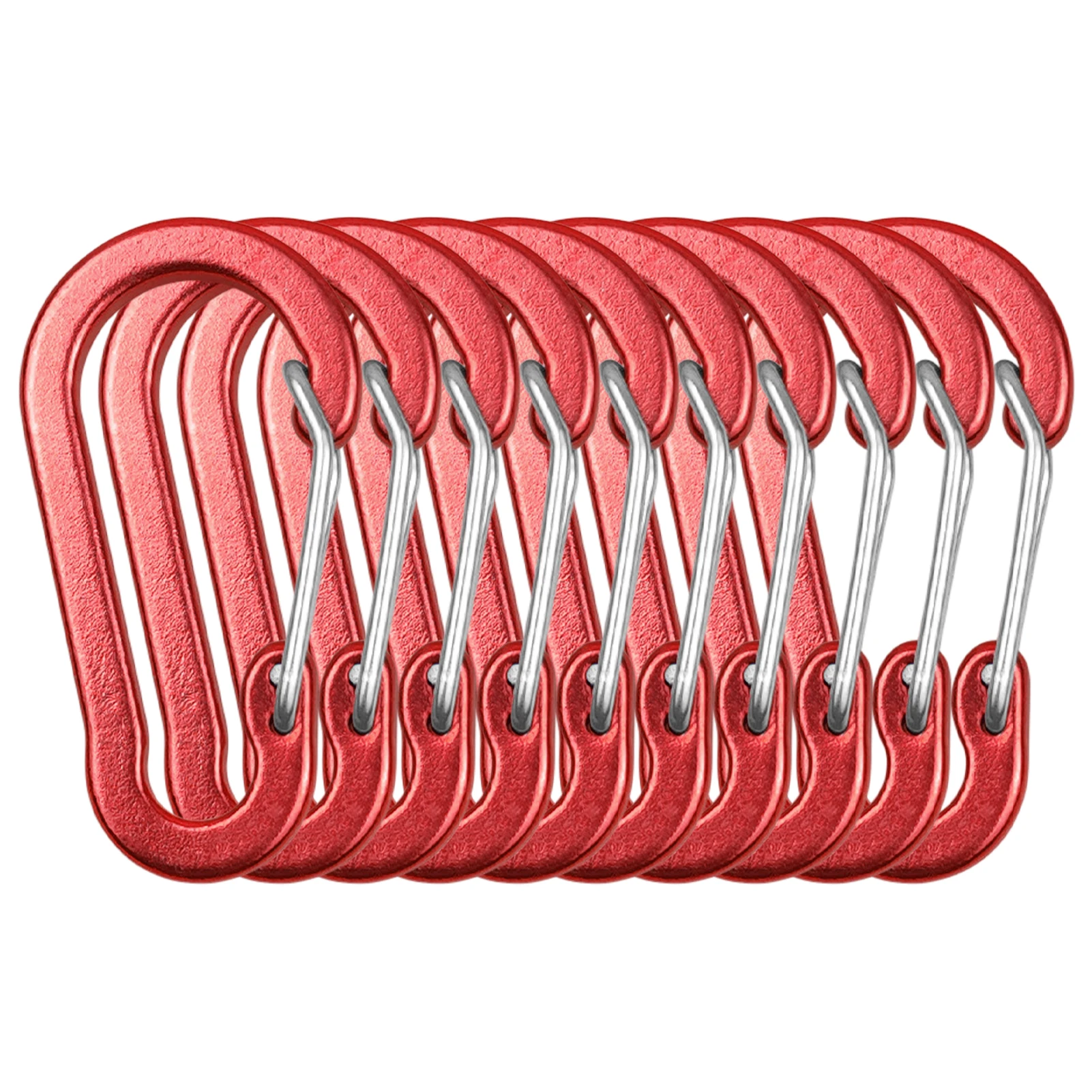 10 шт./5 упаковок брелок из алюминиевого сплава