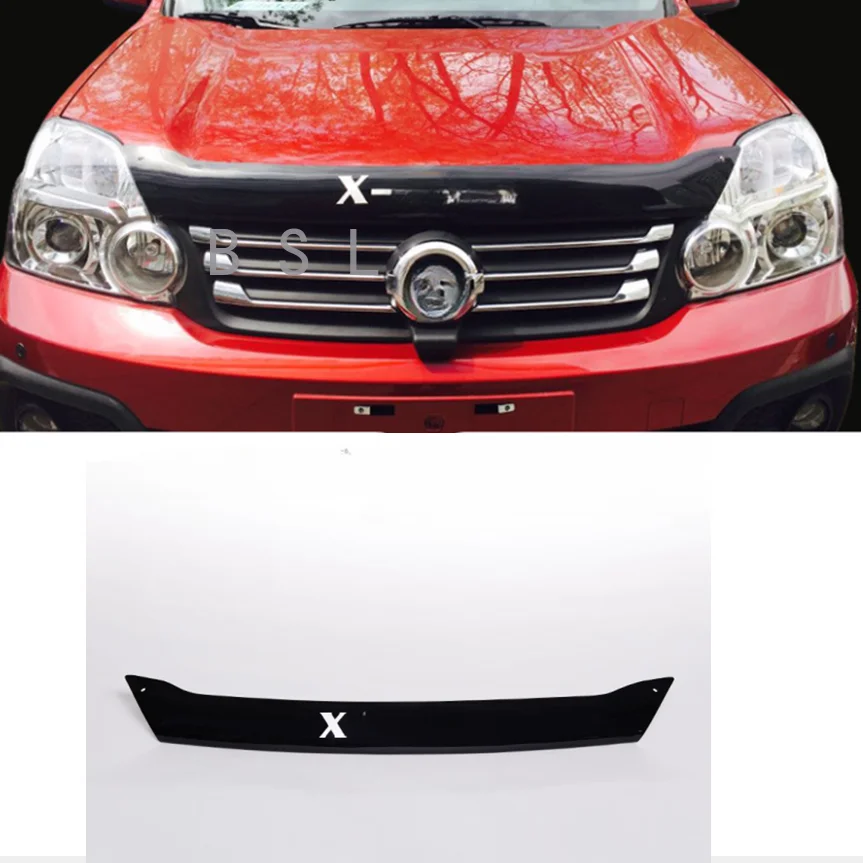 

FOR Nissan X-Trail T31 2008-2013 ABS Plastic Sand Block Guard Deflectors Front Lip Gravel Block Sticker Cover Car Styling