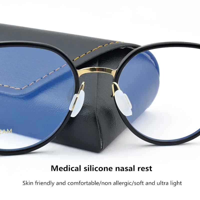 2024 титановая оправа для очков мужчин и женщин модные ультралегкие очки бровей по