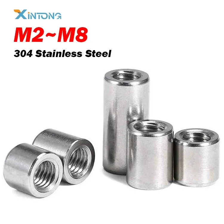 

Круглые соединительные гайки из нержавеющей стали 304 M2 M2.5 M3 M4 M5 M6 M8