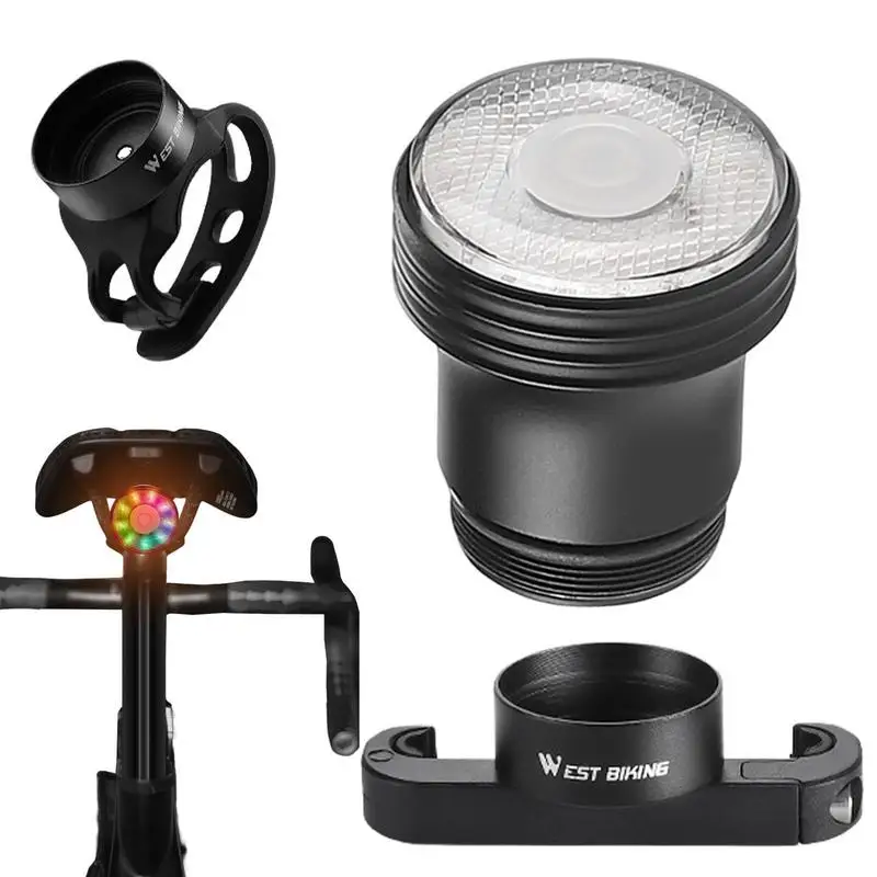 

4 Light Mode Options Mtb Road Bike Auto Brake Sensing Light Smart Bicycle Rear Light USB Rechargeable Waterproof LED Taillight