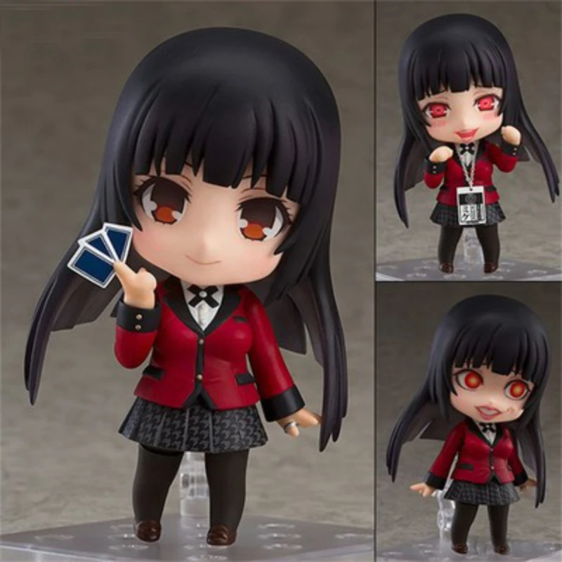 

10CM Anime Kakegurui Yumeko Jabami Figure Collection Kawaii PVC Kakegurui Action Figure Model Toys Collection Doll Ornament