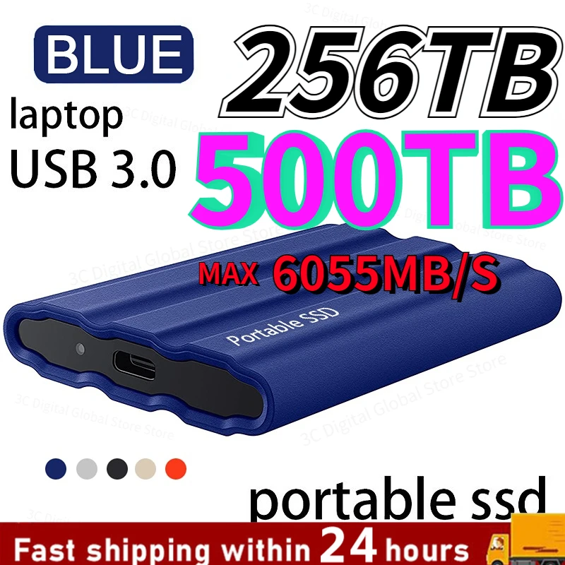 

Portable High-speed Mobile Solid State Drive 1TB 2TB 64TB 256TB SSD Mobile Hard Drives External Data Storage Decives for Laptop