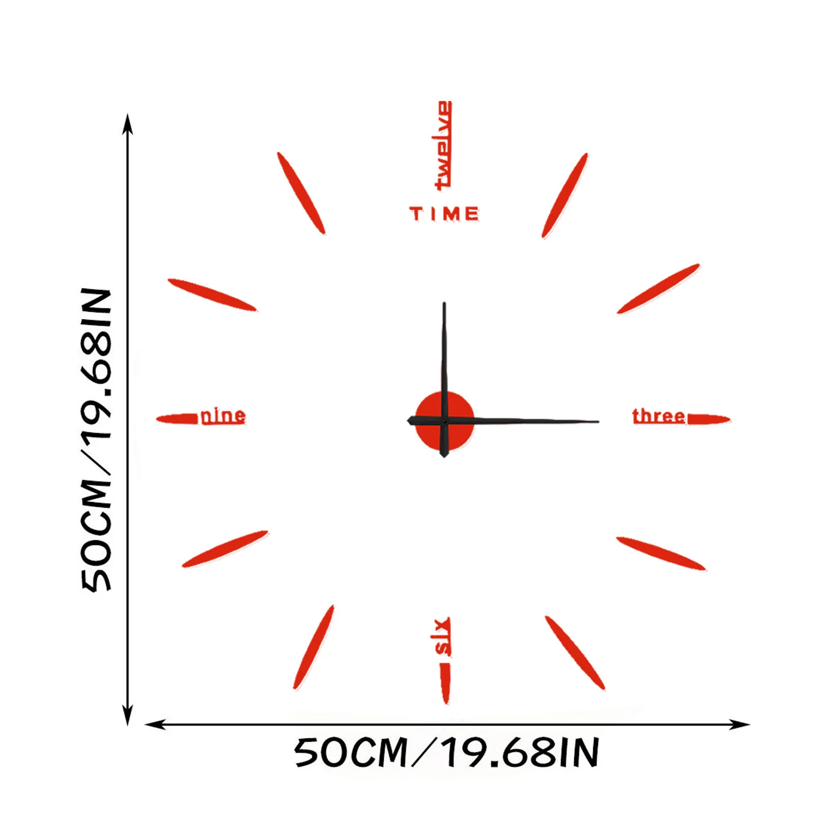 Цифровые настенные 3d-часы сделай сам зеркальные бесшумные акриловые украшения