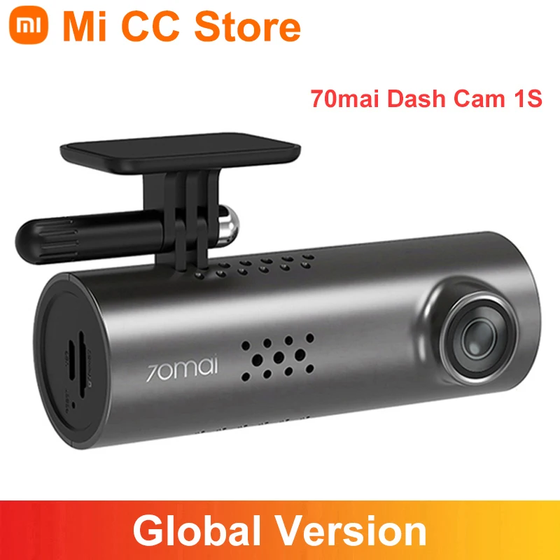 

Original 70mai Smart Dash Cam 1S English Voice Control 70 Mai Car Camera 130 degree FOV 1080P Wifi Car DVR Drive Recorder