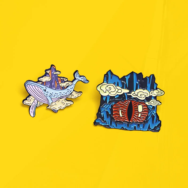 Сумка для рубашки с изображением акулы и Кита яркое ювелирное изделие подарок