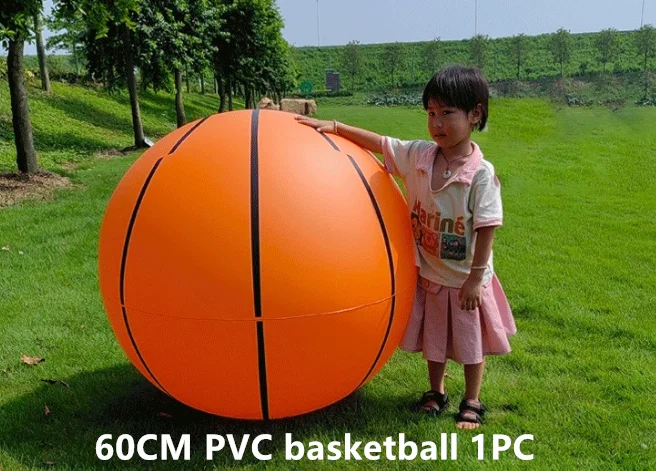 

Надувной баскетбольный шар оранжевый ПВХ 60/100 см