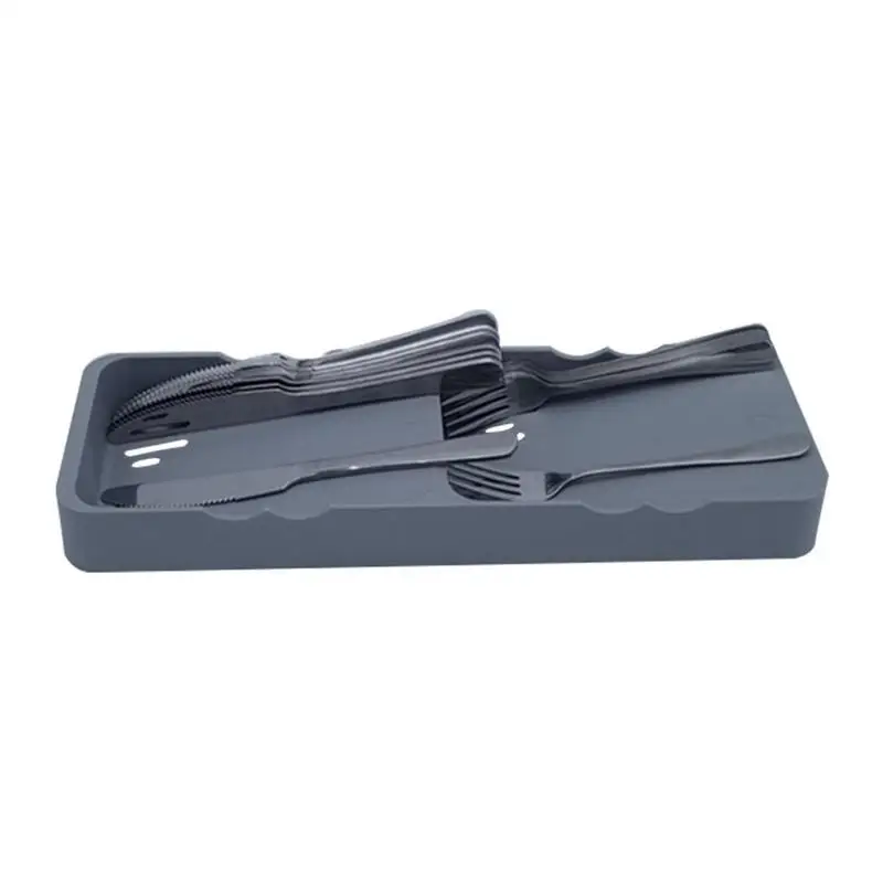 

Silverware Organizer Cutlery Organizer Drawer Tray Reusable Portable Kitchen Storage Tray Kitchen Drawer Tray For Silverware