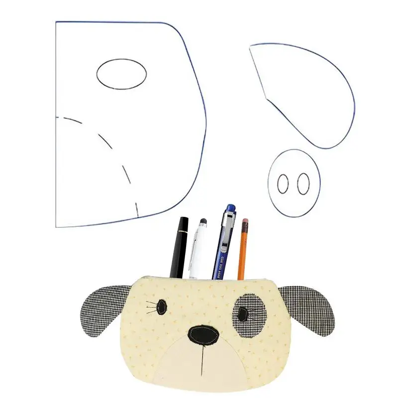 

1Set DIY Paper Template Fashion Cute Cartoon Animals Dog Leather Craft Pattern DIY Stencil Sewing Pattern