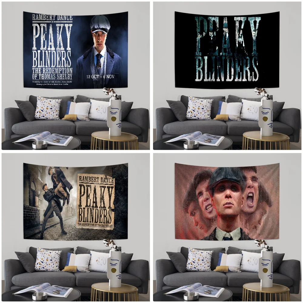 P-Peaky B-Blinders TV Cartoon Tapestry Home Decoration Hippie Bohemian Divination Decor