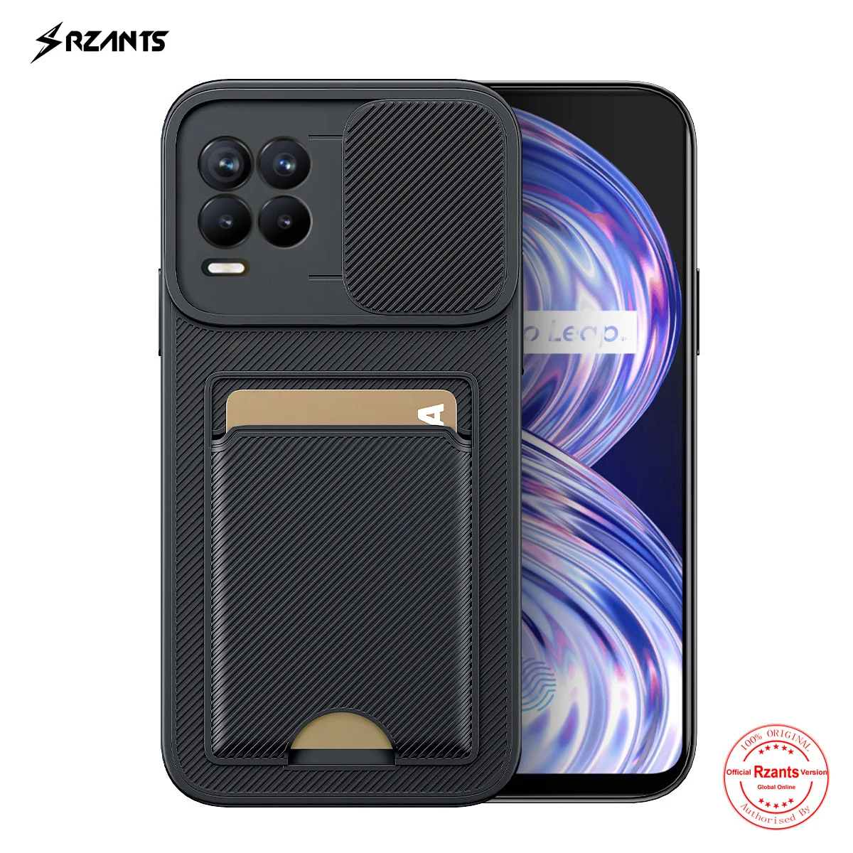 

Rzants For OPPO Realme 8 8i PRO 4G Case Camera Lens Protection Card Slot Wallet Slim Thin Casing Shockproof Cover For Boys Girls