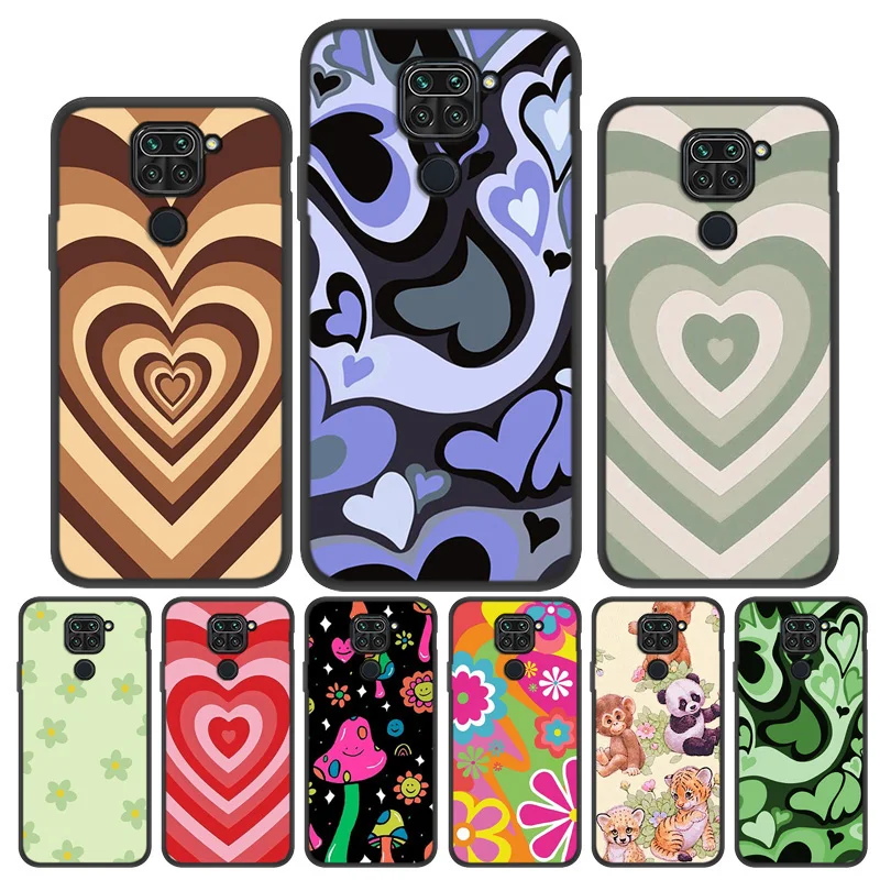 

Redmi Note 9 Case Love Heart Silicon Case For Xiaomi Redmi Note 11 8 9 10 Pro 9S 10S Funda Redmi 9 9T 9A 9C 10 Poco X3 Pro Cover