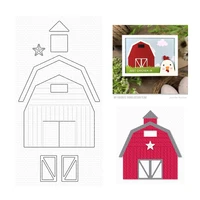 new 2022 july barn sweet barn cutting dies scrapbooking for paper making embossing frames card set no clear stamps