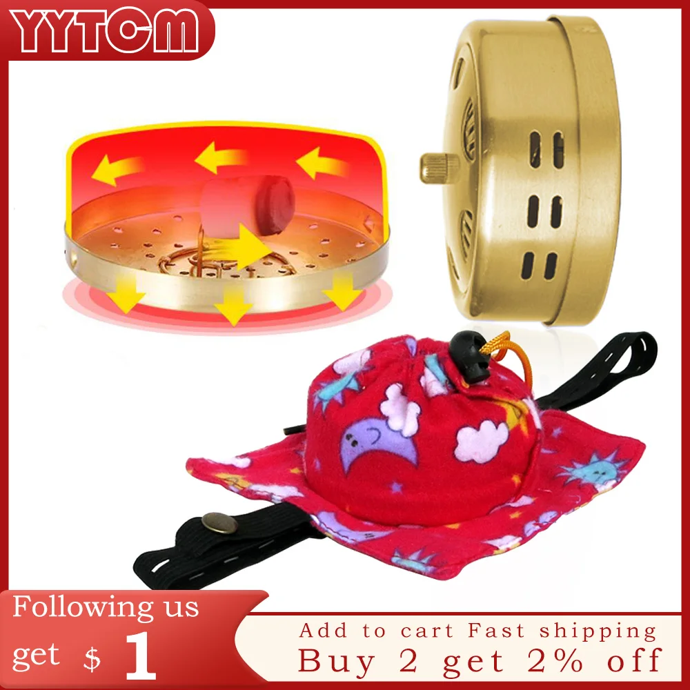 

Hot New Thicken Metal Copper Health Beauty tool Moxa moxibustion Box roller gift english chart