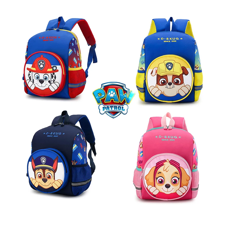 

Paw Patrol Cartoon Bag Anime Kids Backpack Skye Everest Marshall Chase Boys Girls pat patrouille Birthday Backpack Toy Gifts.