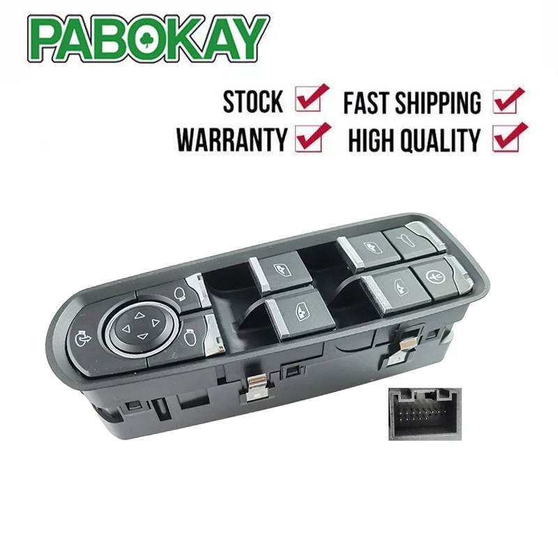 

Front Door Mirror Window Control Switch Buttom For Porsche Panamera Cayenne Macan 2009-2017 7PP959858R