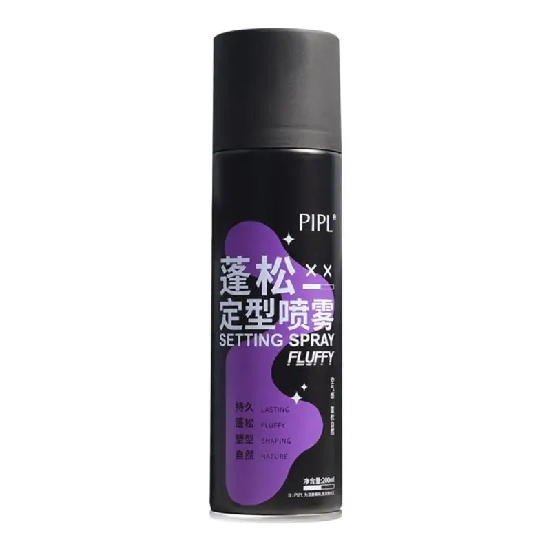 

PIPL Hair Fluffy Shaping Spray Hair Hold Natural Lasting Strong Moisturizing Shaping Dry Glue Spray High Cranial Top Hairspray