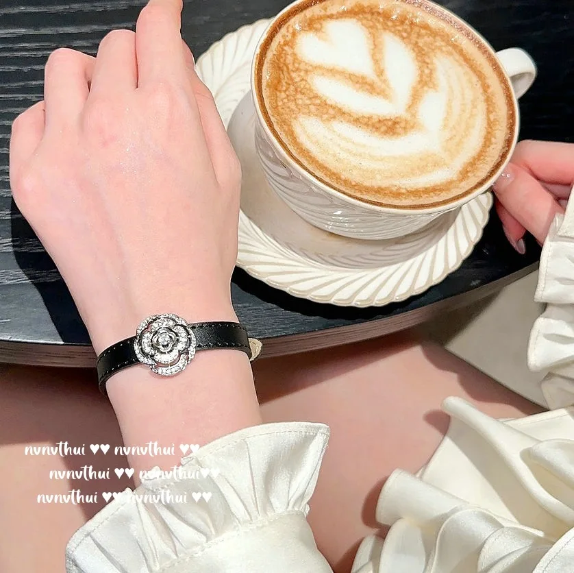 Винтажные серьги ZLIDIN ожерелье с розовым камнем и камелией