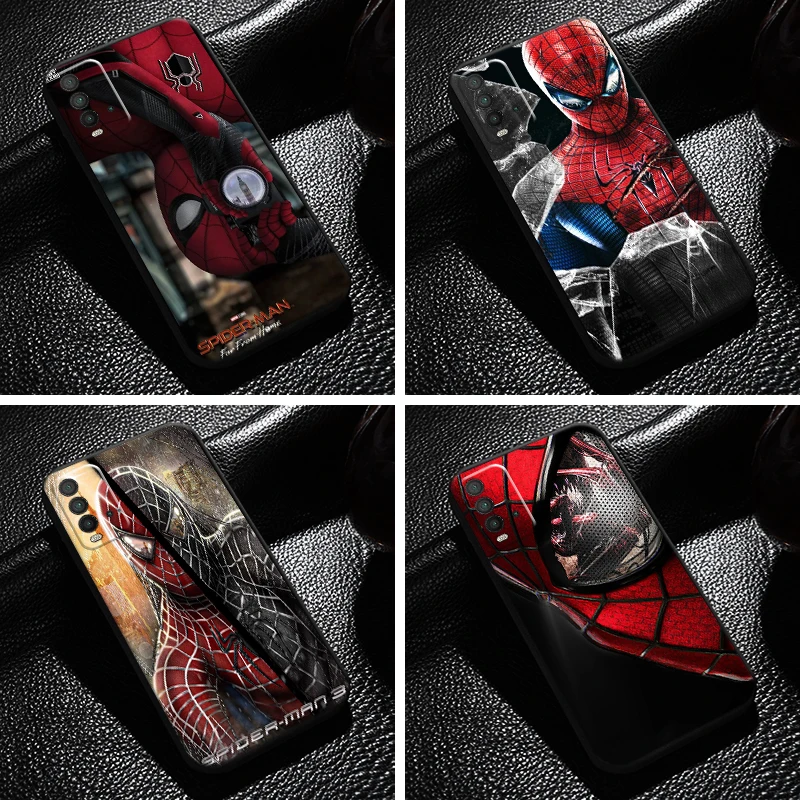 

Marvel Spiderman Phone Case For Xiaomi Redmi 9T Carcasa Funda Soft Silicone Cover Back