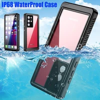 IP68 Waterproof Case For Samsung Galaxy S22 S21 Ultra S20 Plus S10 Note Ultra Note10 A51 A52 Diving Swim Cover