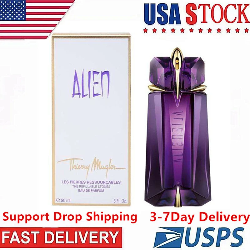 

Fast Ship In The US Hot Brand Perfumes Women's Perfume Mugler Alien Floral Fragrance Body Spray Perfumes women