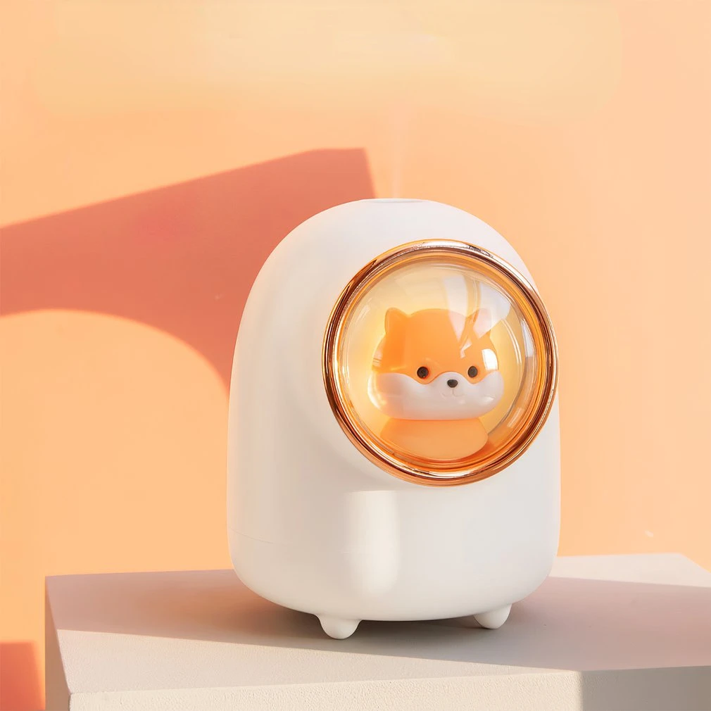 

Capsule Humidifier USB Wireless Ultrasonic Aroma Essential Oil Diffuser Air Humidificador With Atmosphere Lamp