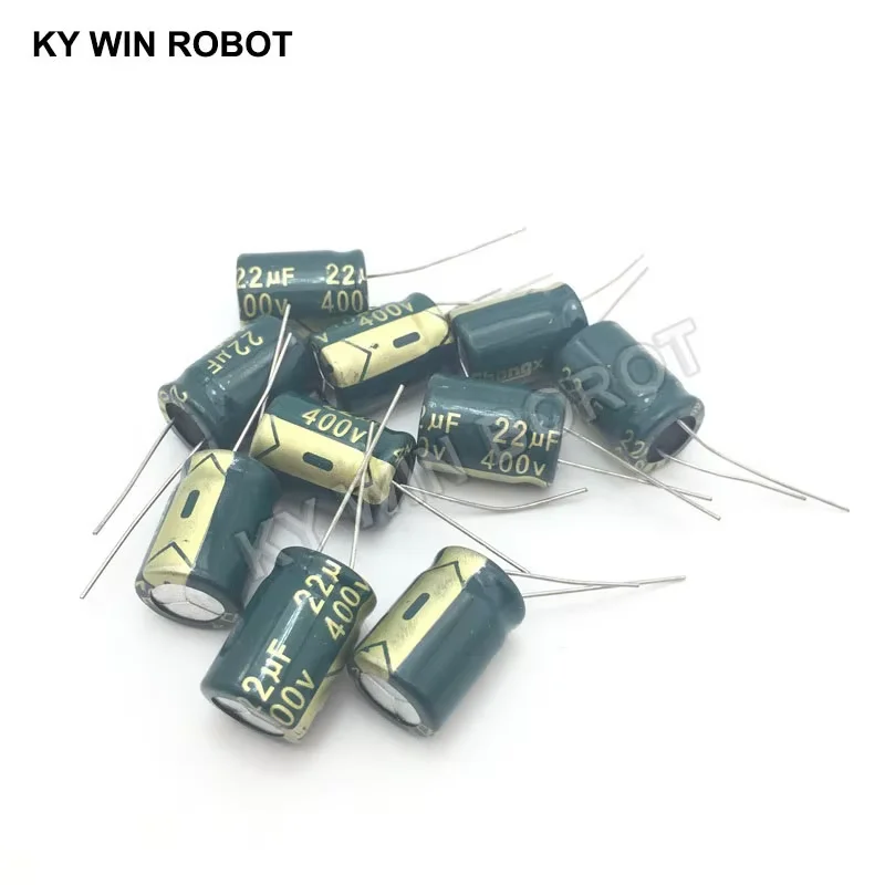 10 шт. Алюминиевый электролитический конденсатор 22 мкФ 400 В 13*17 мм радиальный