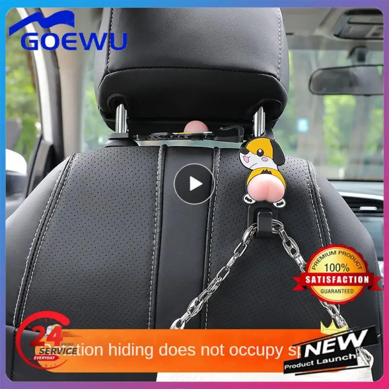 

Искусственный мультяшный многофункциональный автомобильный внутренний Прочный Крючок, Универсальный крючок для подголовника, автомобильные принадлежности, милый автомобильный крючок