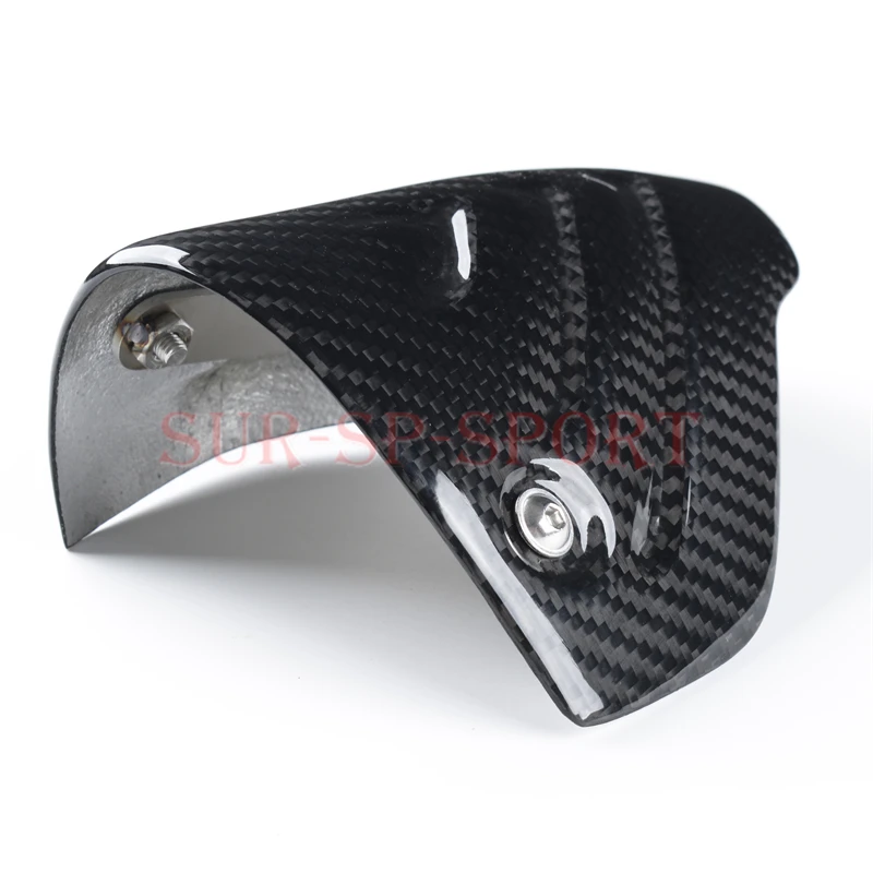 Фото Для BMW S1000RR 2020 + AKrapovic теплозащитный экран крышка выхлопной трубы мотоциклетная защита полностью углеродное волокно 100% №5