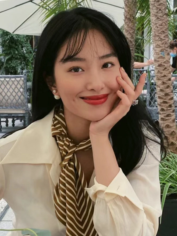 [Xiangnan] 999 серебряные серьги-гвоздики с жемчугом легкие роскошные серьги 2024 новый