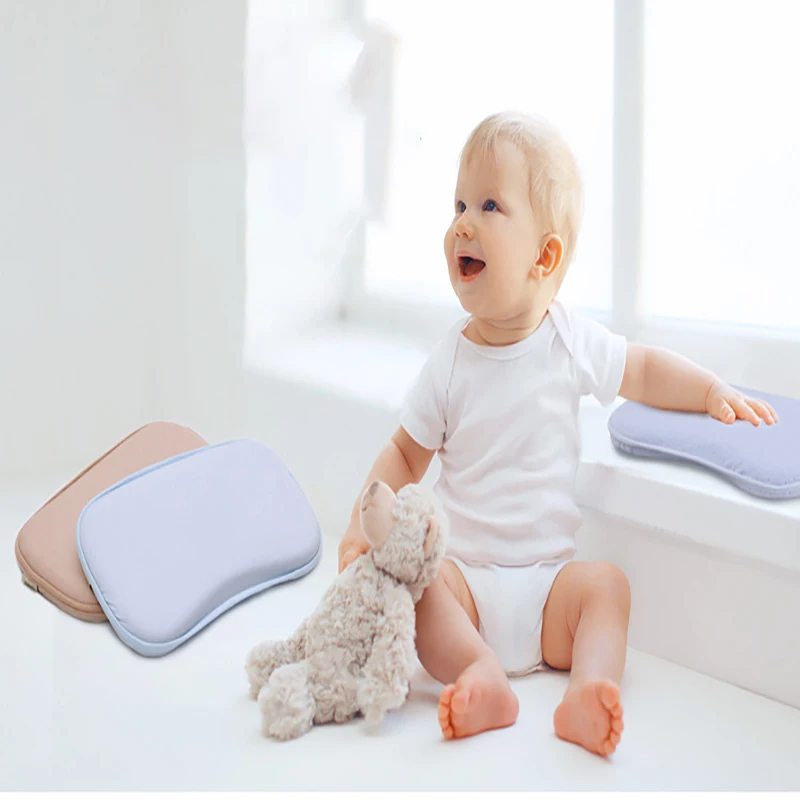 

Toddler Pillow With Pillow Cases 36X20Cm Soft Organic Bedding Baby Flat Head Pillows For Sleeping Bunny Neck Infant 100% Cotton