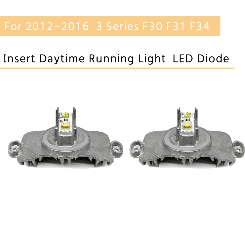 

2X New for 2012-2016 -BMW 3 Series F30 F31 F34 Headlight Insert Daytime Running Light DRL LED Diode Control Unit Module