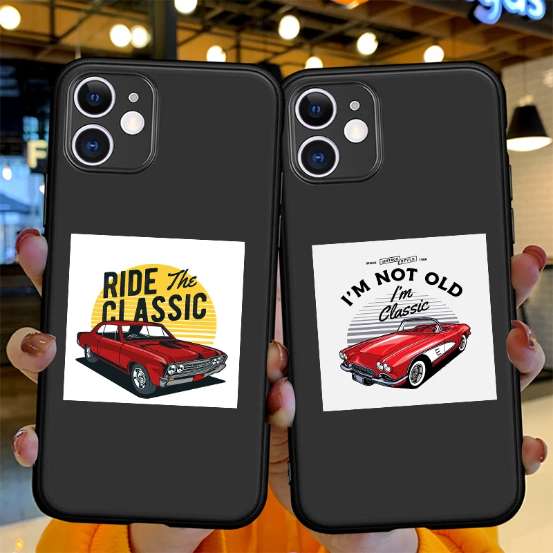 

Fashion Car Painting Cool for IPhone 13 12 Pro Max 6S 7 8 SE 2020 Plus X XS XR 11 Pro Max Silicone Phone Case Cover Etui Shell