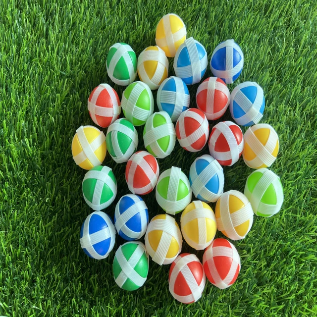 6pcs Kids Sucker Sticky Ball Toy Outdoor Sports Catch Ball Game Set Throw And Catch Parent-Child Interactive Toys 4