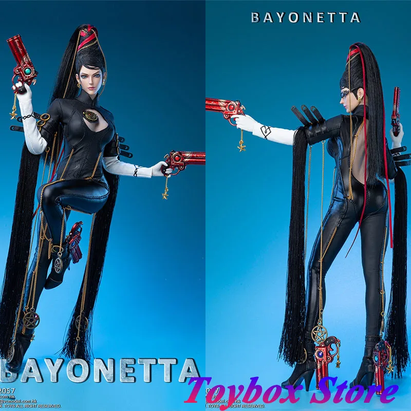 Экшн-фигурка VERYCOOL 1/6 VCF-2057 Magic Girl Bayonetta черная длинная игрушка с длинными волосами 12