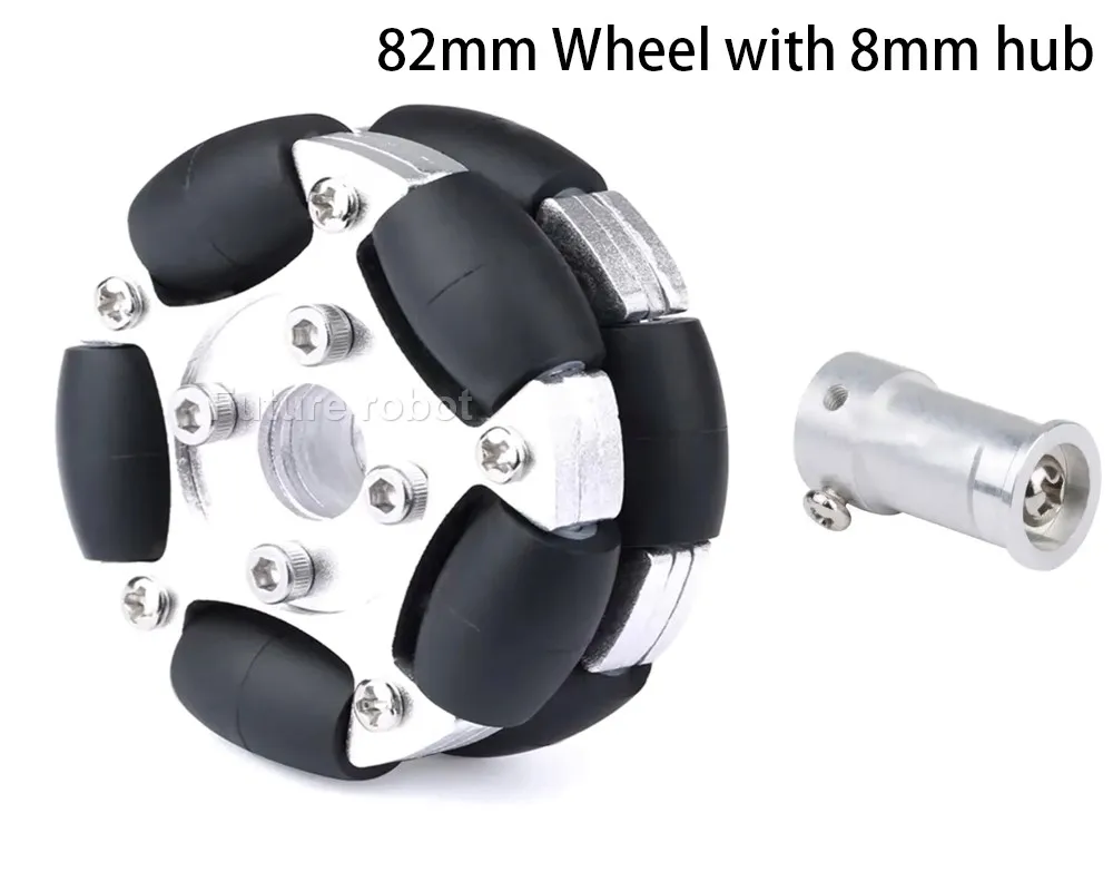 

Omni-колесо из алюминиевого сплава, 58 мм, 82 мм, 12 кг, 15 кг, нагрузка из пластика или металла, программируемая платформа ROS, всенаправленное спортивное колесо