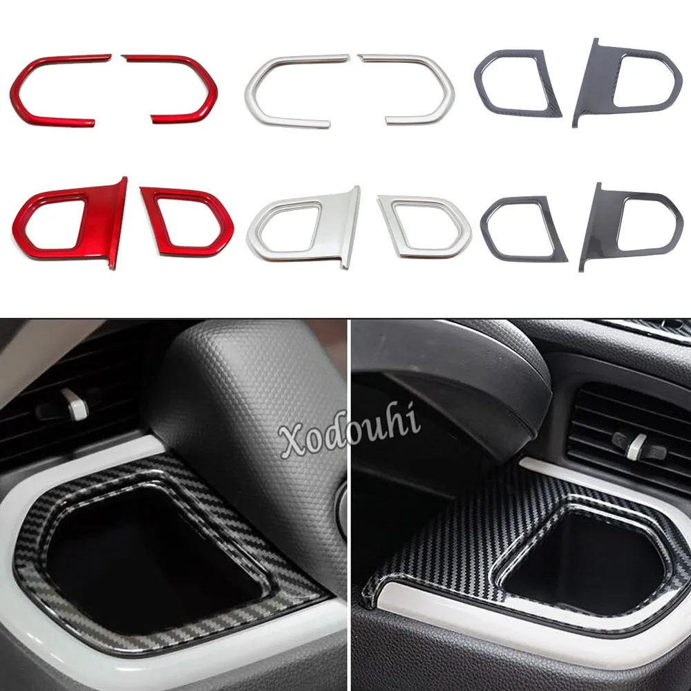 

Декоративная крышка для автомобиля для Honda Fit Jazz 2020 2021 2022 2023 ABS/сталь передняя левая и правая крышка кондиционера вентиляционная чашка