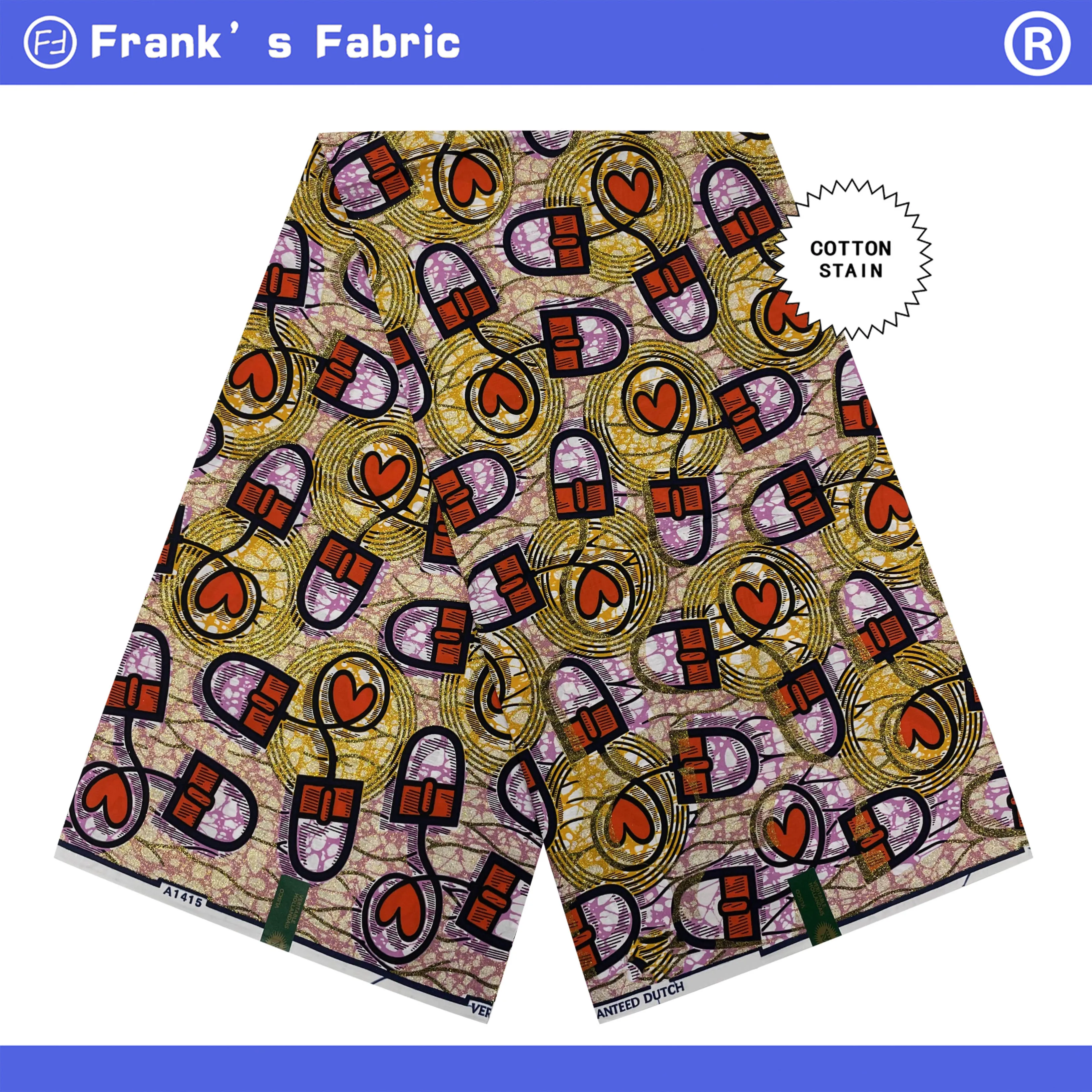 

Hollandaise Dutch Grand Super African Wax Printed Cotton Fabric From Holland Real Wax Original Ankara Batik Fabric For Sewing